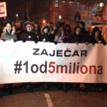 ZAJEČAR:Održan drugi protest #1od5miliona