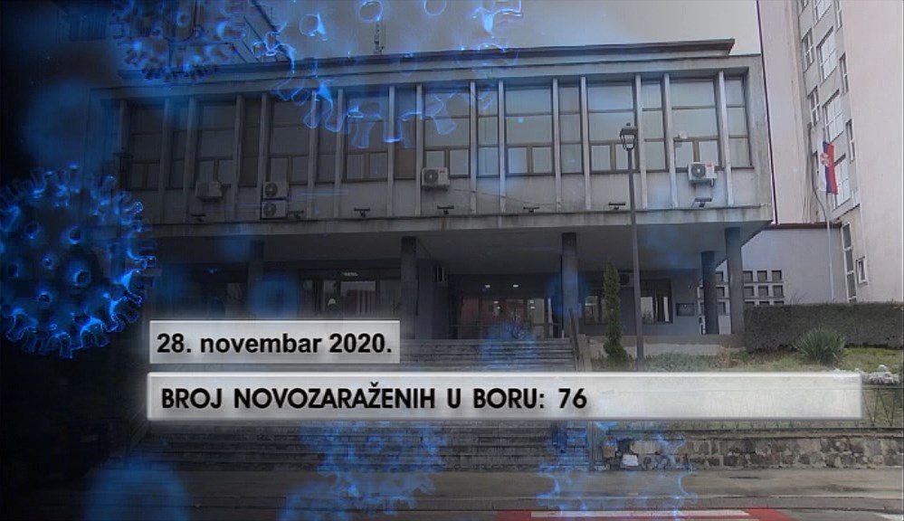 Bor: Кorona presek za subotu 28. novembar 2020. godine