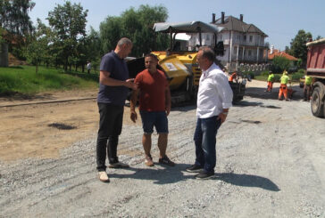 Negotin: Kampanja asfaltiranja u toku, radne mašine angažovane u Štubiku