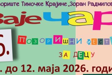 Zaječar: 16. pozorišni festival za decu od 7. do 12. maja